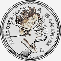 Elizabeth II (1990 à 2003) - Avers - Coins entrechoqués