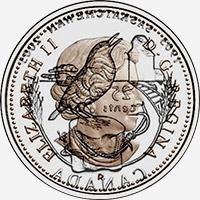 Elizabeth II (2005) - Avers - Coins entrechoqués