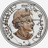 Elizabeth II (2005) - Avers - Coins entrechoqués