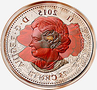 Elizabeth II (2015) - Revers - Coins entrechoqués