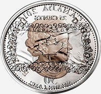 Elizabeth II (2015) - Avers - Coins entrechoqués