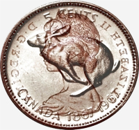 Elizabeth II (1967) - Revers - Coins entrechoqués