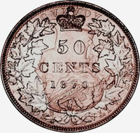 Victoria (1870 à 1901) - Revers - Coins entrechoqués