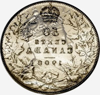 Edward (1902 à 1910) - Revers - Coins entrechoqués