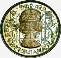Élizabeth II (1953 à 1964) - Avers - Coins entrechoqués
