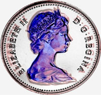 Élizabeth II (1977) - Avers - Coins entrechoqués