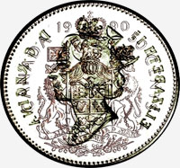 Élizabeth II (1990 à 1996) - Revers - Coins entrechoqués