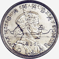 George V (1935) - Revers - Coins entrechoqués
