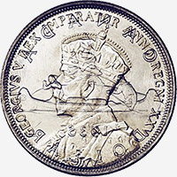 George V (1935) - Avers - Coins entrechoqués