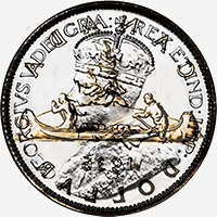 George V (1936) - Avers - Coins entrechoqués