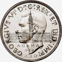 George VI (1939) - Avers - Coins entrechoqués