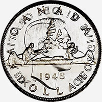 George VI (1948 à 1952) - Revers - Coins entrechoqués