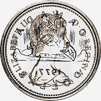 Elizabeth II (1977) - Avers - Coins entrechoqués