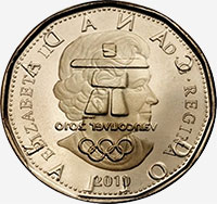 Elizabeth II (2010) - Avers - Coins entrechoqués