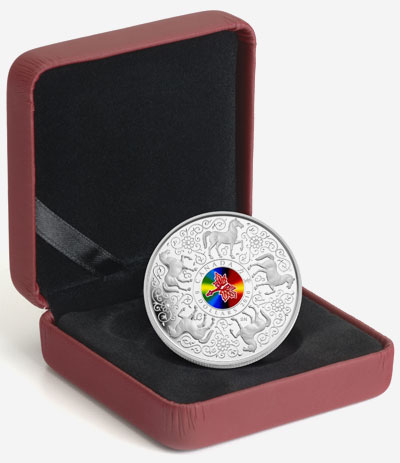 Pièce en argent sterling de 8 $ 2010 - Érable de la force