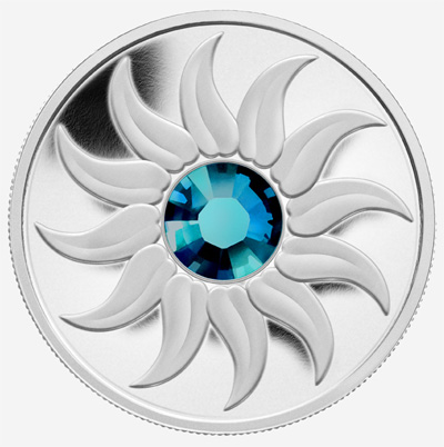 Pièce de 3 $ en argent fin 2011 - Collection pierres d'anniversaire