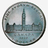 Canada, pièce de 1 dollar en argent, 1939