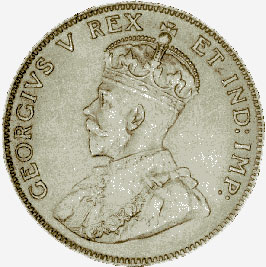 Canada, pièce de 25 cents, 1911