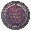 Nouvelle-Écosse, Miles W. White, jeton d'un demi-penny en cuivre, 1815