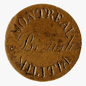 Jeton d'un demi-penny, vers 1830