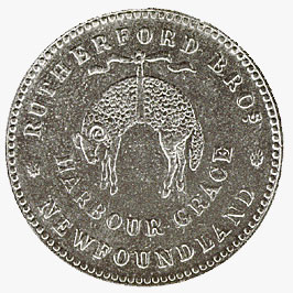 Jeton d'un demi-penny, 1846