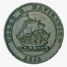 Anonyme, jeton Trade & Navigation, 1813
