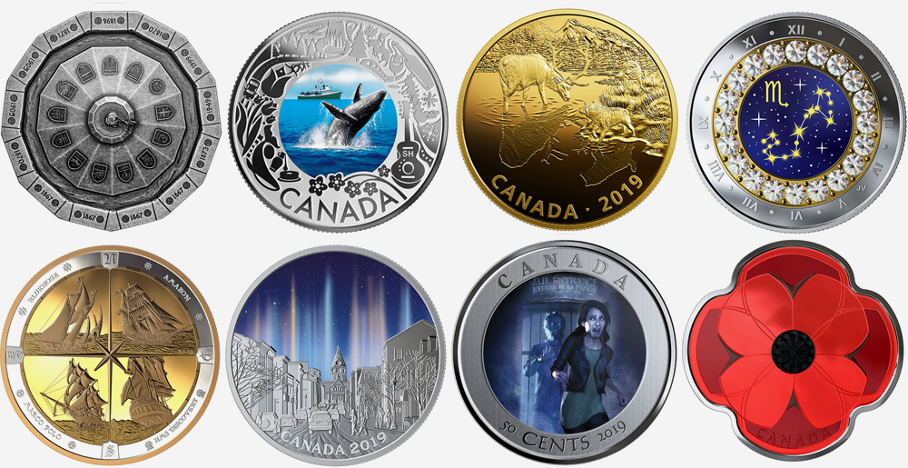 Produits de la Monnaie royale canadienne - Octobre 2019