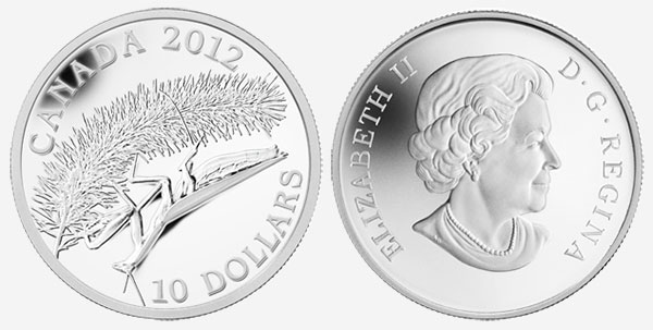 10 dollars 2012 - Mante religieuse