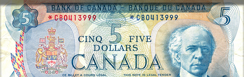 Numéros de série des billets de banque du Canada