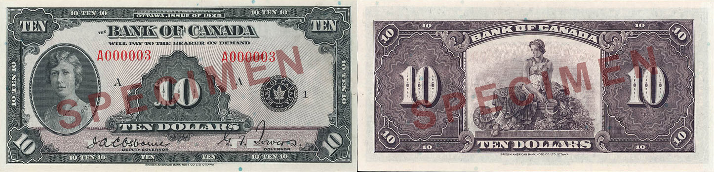 1935 - 10 dollars
