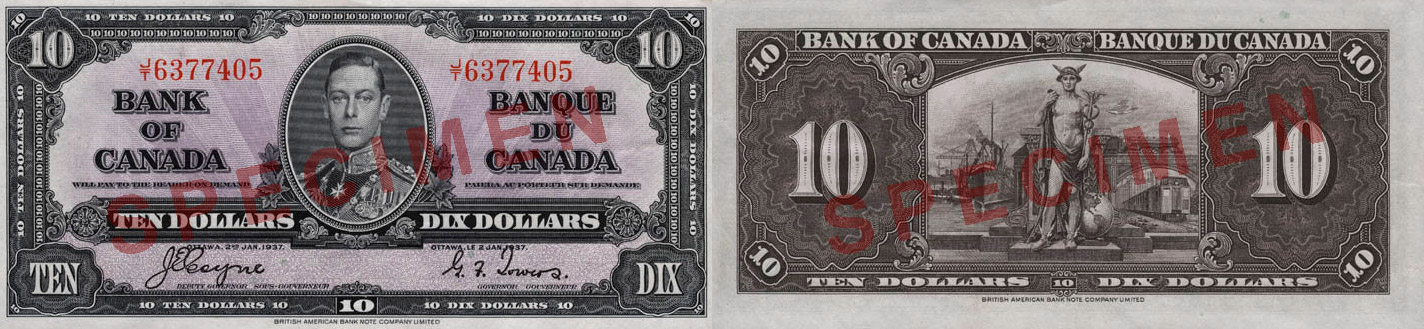 1937 - 10 dollars