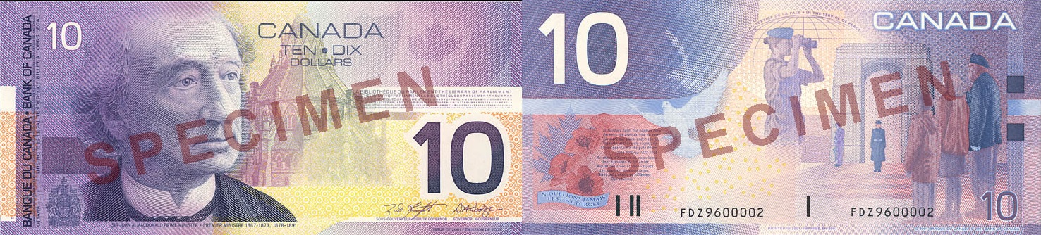 2002 - 10 dollars