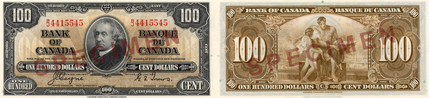 1937 - 100 dollars