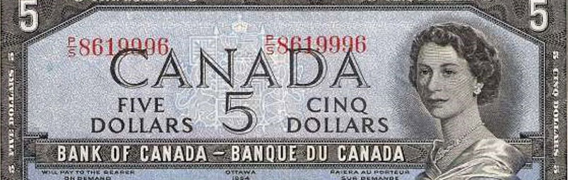 Numéro de série déplacé - Erreurs et variétés - Billet de banque du Canada