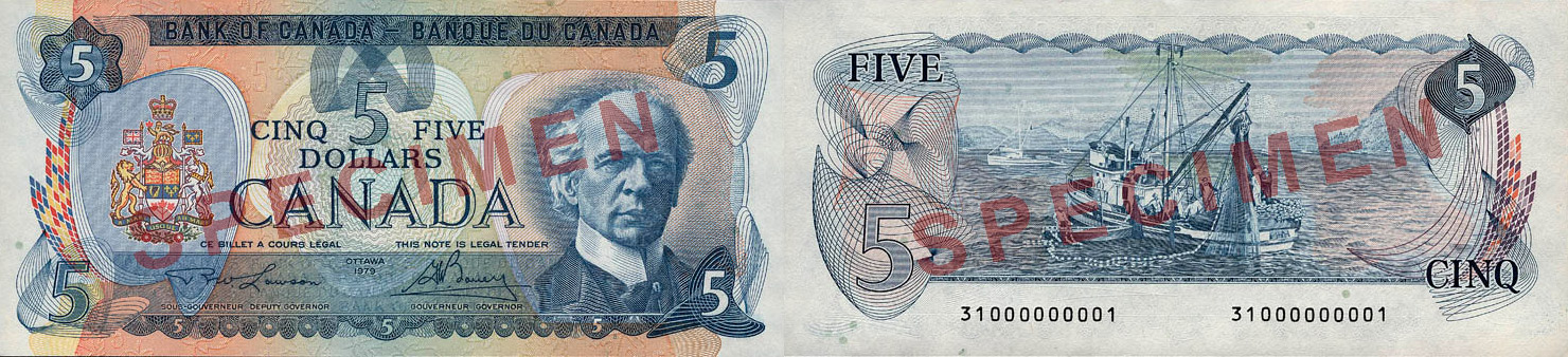 1979 - 5 dollars