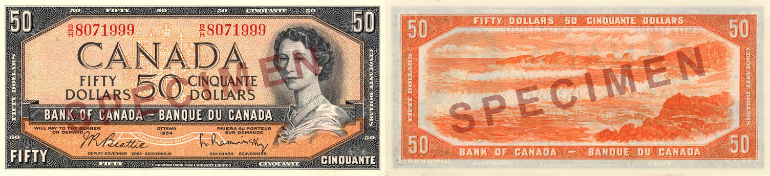1954 - 50 dollars