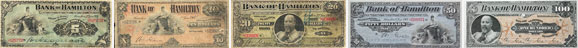Billets de la Bank of Hamilton de 1904