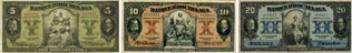 Billets de la Banque d'Hochelaga de 1917