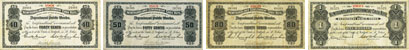 Billets du Government of Newfoundland de 1901 à 1909