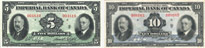 Billets de l'Imperial Bank of Canada de 1934
