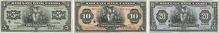 Billets de la banque de la Barclay's Bank de 1929