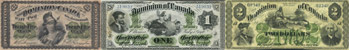 Billets du Dominion of Canada de 1870