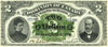 Billets du Dominion of Canada de 2 dollars de 1887