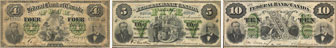 Billets de la Federal Bank of Canada de 1874