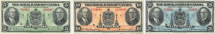 Billets de la banque de la Royal Bank of Canada de 1935