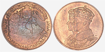 Médaille - Visite royale - 1939 - Bronze - 26 mm