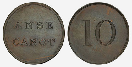 Anse canot - 10 cents 1899