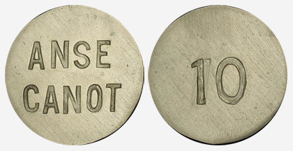 Anse canot - 10 cents 1899 - Argent