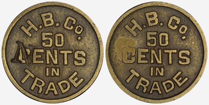 Hudson's Bay Company - Fort Simpson - 50 cents