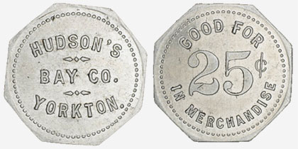 Hudson's Bay Company - Yorkton - 25 cents